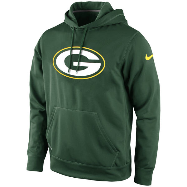 Men Green Bay Packers Nike KO Logo Essential Hoodie Green->green bay packers->NFL Jersey